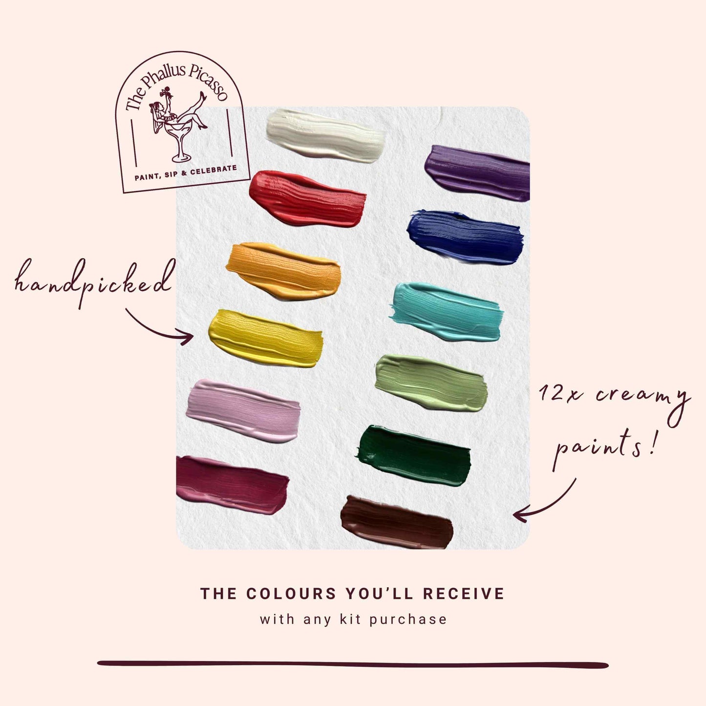 Set of 3 Yoni Fruit Magnets Painting Kit